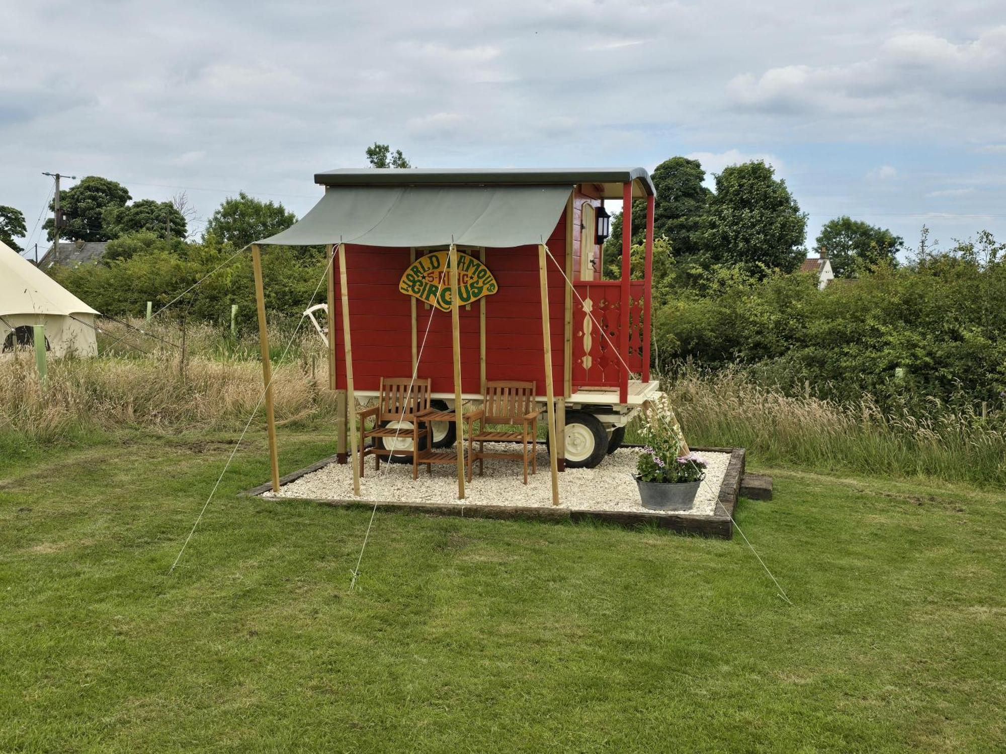 Restored Circus Wagon Holiday home Saltburn-by-the-Sea
